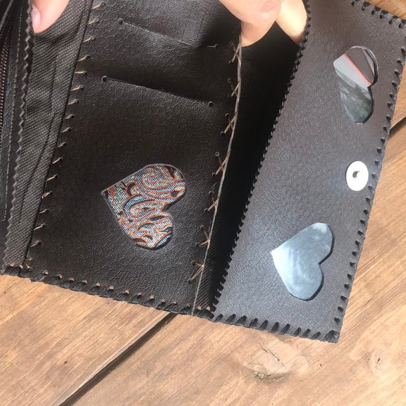 brown leather wallet - Picture 5 of 10